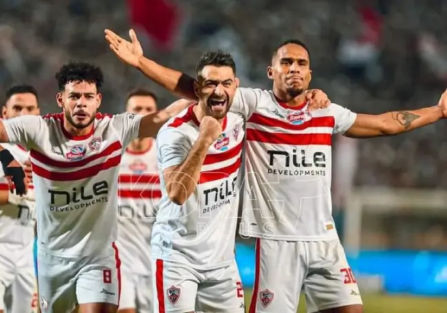 مباراة الزمالك والمقاولون العرب في الجولة 19 من الدوري المصري