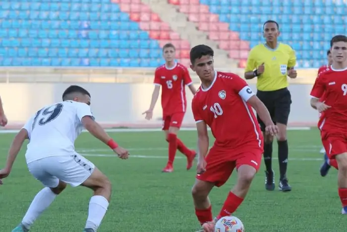 مباراة الأردن وسوريا لنصف نهائي بطولة اتحاد غرب آسيا للناشئين 2024