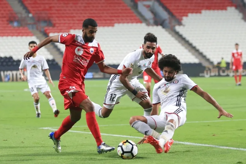 مباراة الشارقة والجزيرة في الدوري الإماراتي 2024-2025