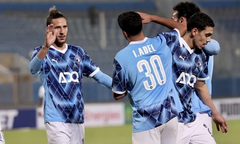 مباراة بيراميدز والجونة في الدوري المصري الجولة 7