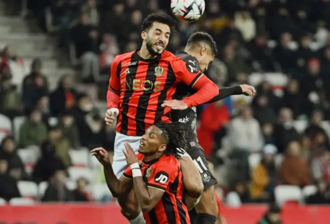 مباراة نيس وريمس بمشاركة محمد عبد المنعم في الدوري الفرنسي