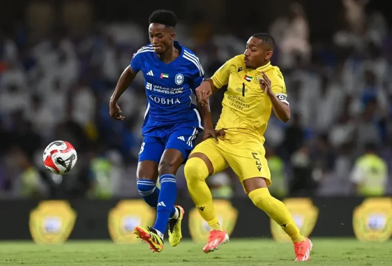 مباراة النصر ضد الوصل في الجولة 16 اليوم في ديربي دبي بدوري أدنوك الإماراتي