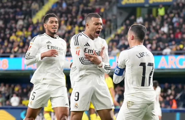 مباراة ريال مدريد وفياريال 2-1 في مباراة الجولة 28 من الدوري الإسباني