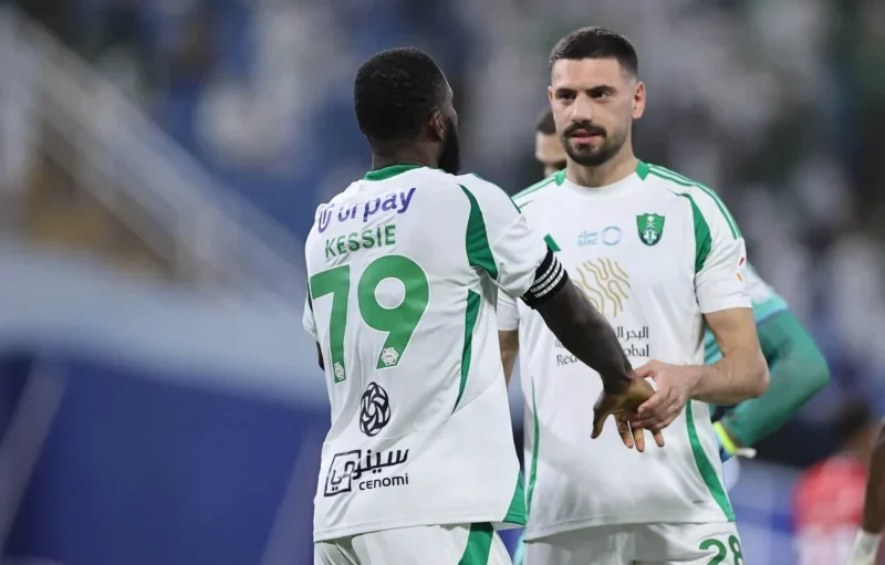 مباراة الأهلي والرائد 2-0 اليوم في الجولة 27 من دوري روشن السعودي 2024-2025